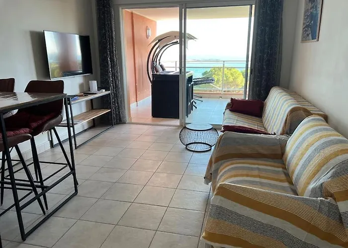 公寓 Bel App T2 En Bord De Vue Sanquinaires Piscine *